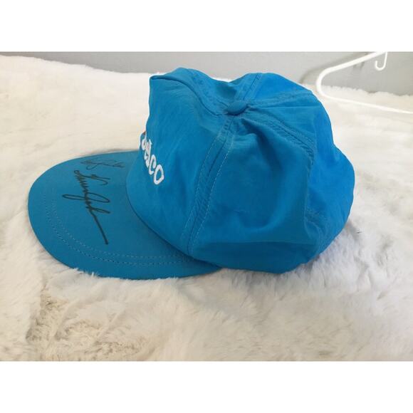 Autographed AC Delco Co Hat Strap signed Warren Johnson pro stock racing parts - Picture 4 of 9